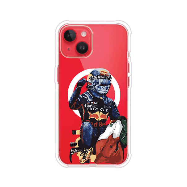 Funda para iPhone con ilustración de Checo Pérez, diseño Red Bull Racing, estilo artístico – Remark Mx