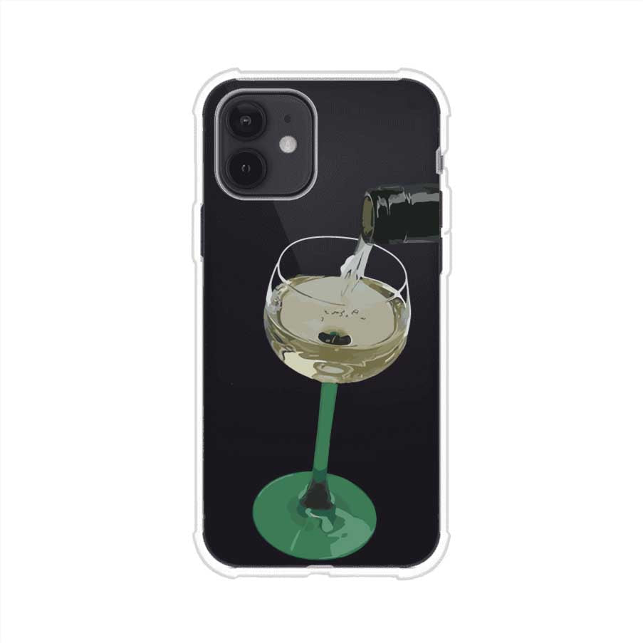 Funda personalizada para iPhone con ilustración de un dirty martini siendo servido en una copa. Diseño elegante y moderno para amantes de los cócteles. Producto de Remark MX