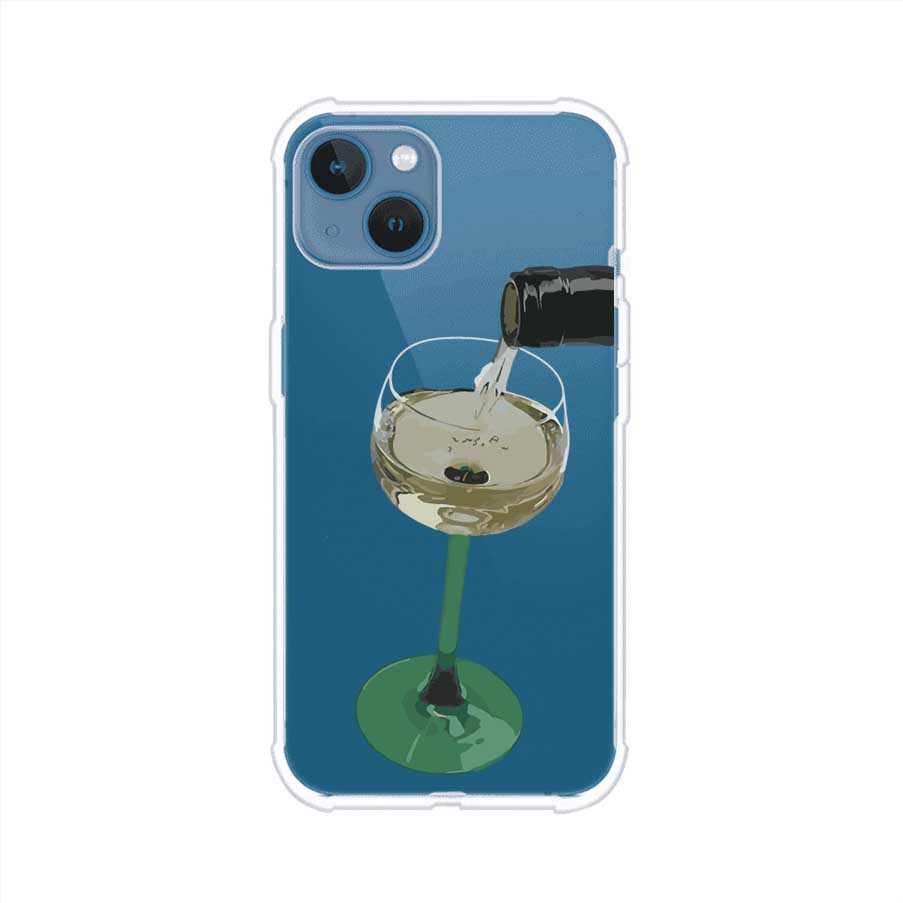 Funda personalizada para iPhone con ilustración de un dirty martini siendo servido en una copa. Diseño elegante y moderno para amantes de los cócteles. Producto de Remark MX