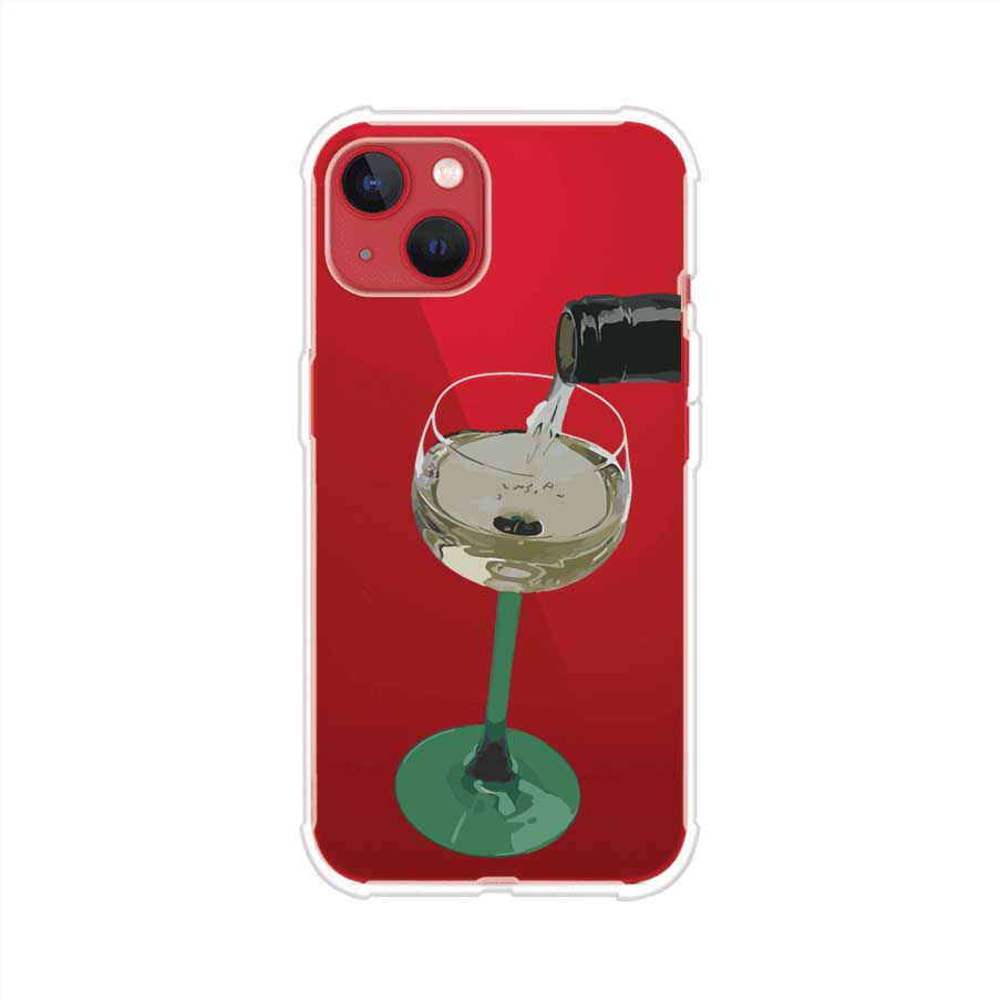 Funda personalizada para iPhone con ilustración de un dirty martini siendo servido en una copa. Diseño elegante y moderno para amantes de los cócteles. Producto de Remark MX