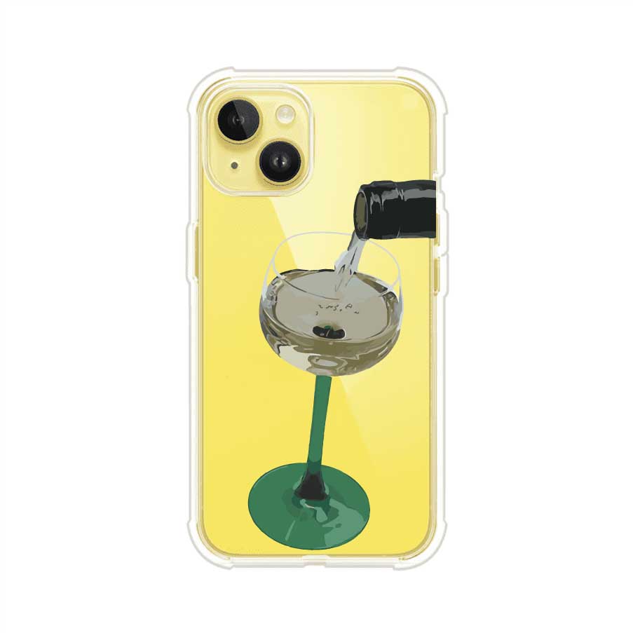 Funda personalizada para iPhone con ilustración de un dirty martini siendo servido en una copa. Diseño elegante y moderno para amantes de los cócteles. Producto de Remark MX