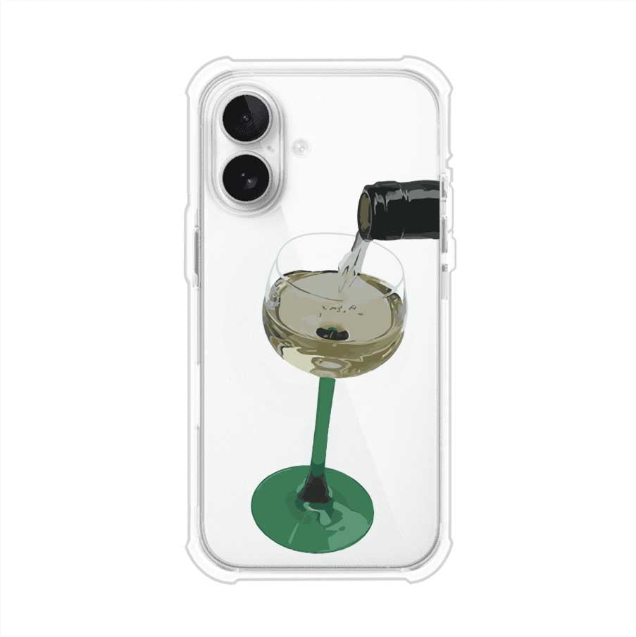 Funda personalizada para iPhone con ilustración de un dirty martini siendo servido en una copa. Diseño elegante y moderno para amantes de los cócteles. Producto de Remark MX