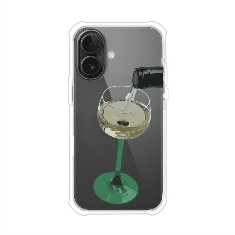 Funda personalizada para iPhone con ilustración de un dirty martini siendo servido en una copa. Diseño elegante y moderno para amantes de los cócteles. Producto de Remark MX
