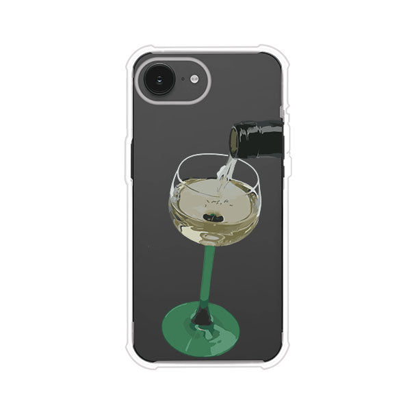 Funda personalizada para iPhone con ilustración de un dirty martini siendo servido en una copa. Diseño elegante y moderno para amantes de los cócteles. Producto de Remark MX