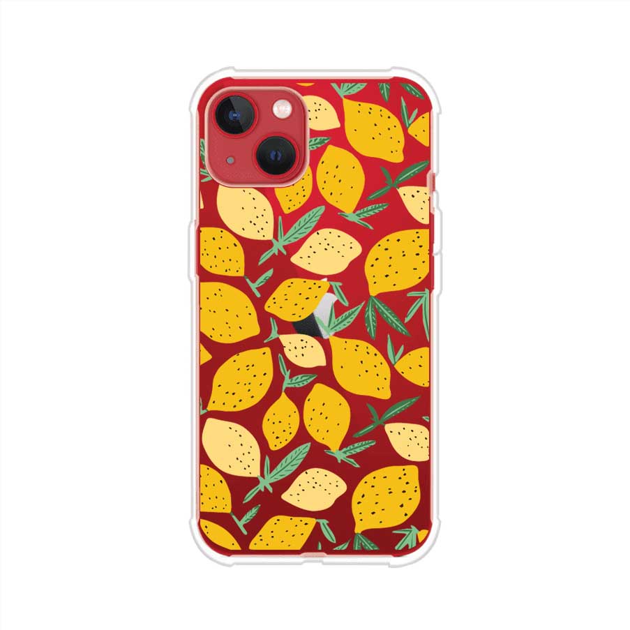 Funda personalizada para iPhone con diseño de limones amarillos estilo limoncello, inspirada en el verano mediterráneo. Producto de Remark MX
