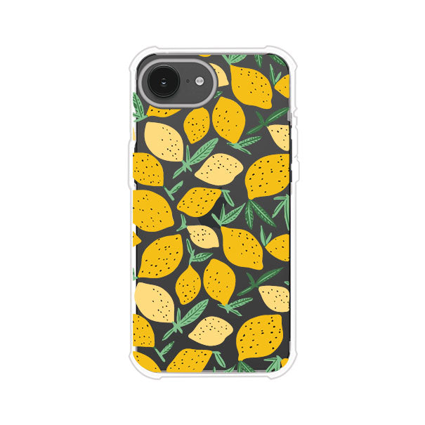 Funda personalizada para iPhone con diseño de limones amarillos estilo limoncello, inspirada en el verano mediterráneo. Producto de Remark MX