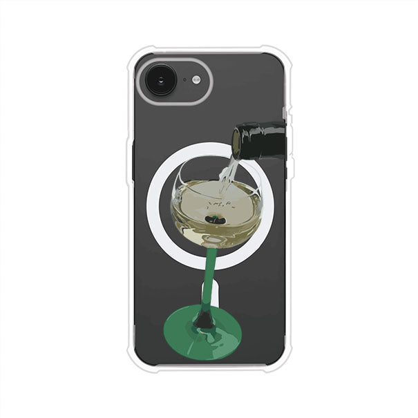 Funda personalizada para iPhone con ilustración de un dirty martini siendo servido en una copa. Diseño elegante y moderno para amantes de los cócteles. Producto de Remark MX
