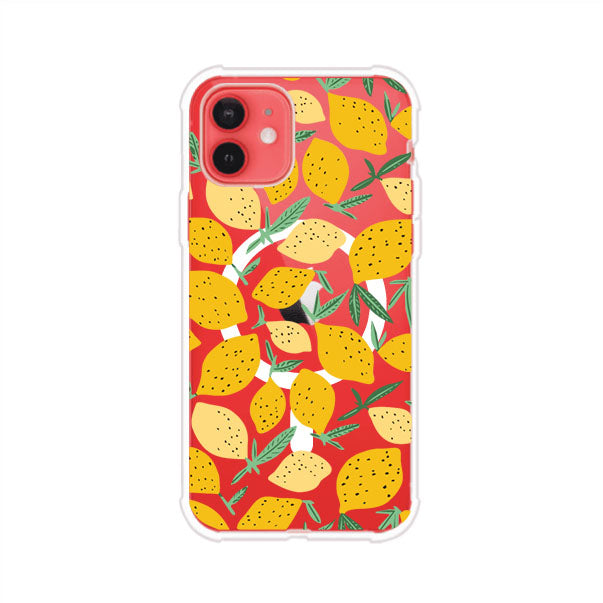 Funda personalizada para iPhone con diseño de limones amarillos estilo limoncello, inspirada en el verano mediterráneo. Producto de Remark MX