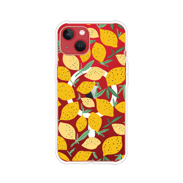 Funda personalizada para iPhone con diseño de limones amarillos estilo limoncello, inspirada en el verano mediterráneo. Producto de Remark MX