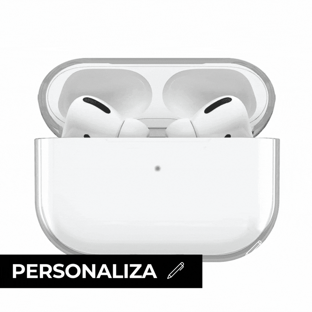 Funda transparente para Airpods Series personalizable desde cero, compatible con diseños únicos – Remark Mx