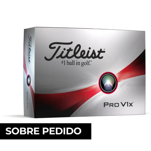 Pelotas de golf Titleist Pro V1x 2023 personalizadas, color blanco, ideales para máxima distancia y control – Remark Mx