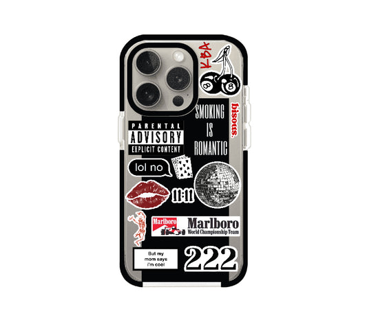 STICKERS (FUNDA PREMIUM): IPHONE 14, 15, 16 PRO/PRO MAX