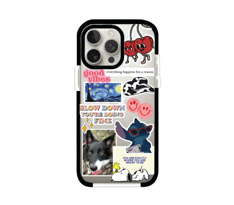 STICKERS (FUNDA PREMIUM): IPHONE 14, 15, 16 PRO/PRO MAX