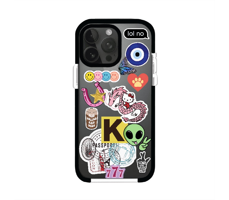 STICKERS (FUNDA PREMIUM): IPHONE 14, 15, 16 PRO/PRO MAX