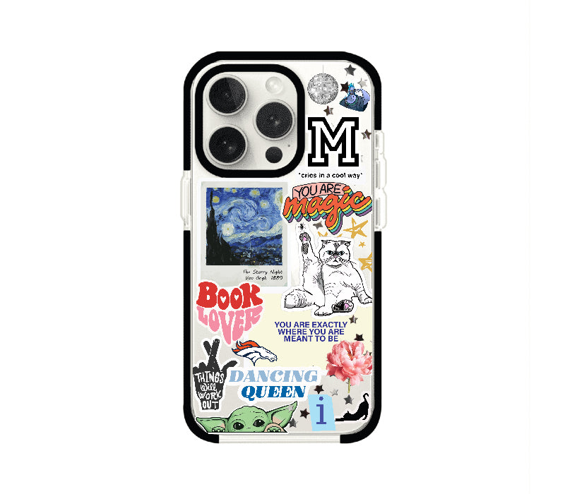 STICKERS (FUNDA PREMIUM): IPHONE 14, 15, 16 PRO/PRO MAX