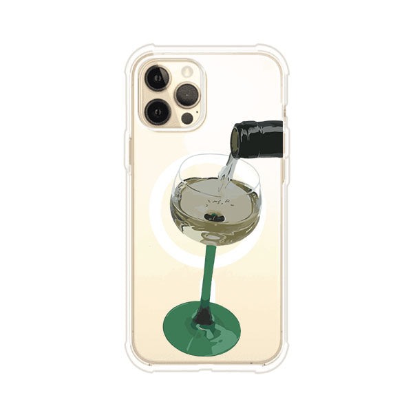 Funda personalizada para iPhone con ilustración de un dirty martini siendo servido en una copa. Diseño elegante y moderno para amantes de los cócteles. Producto de Remark MX