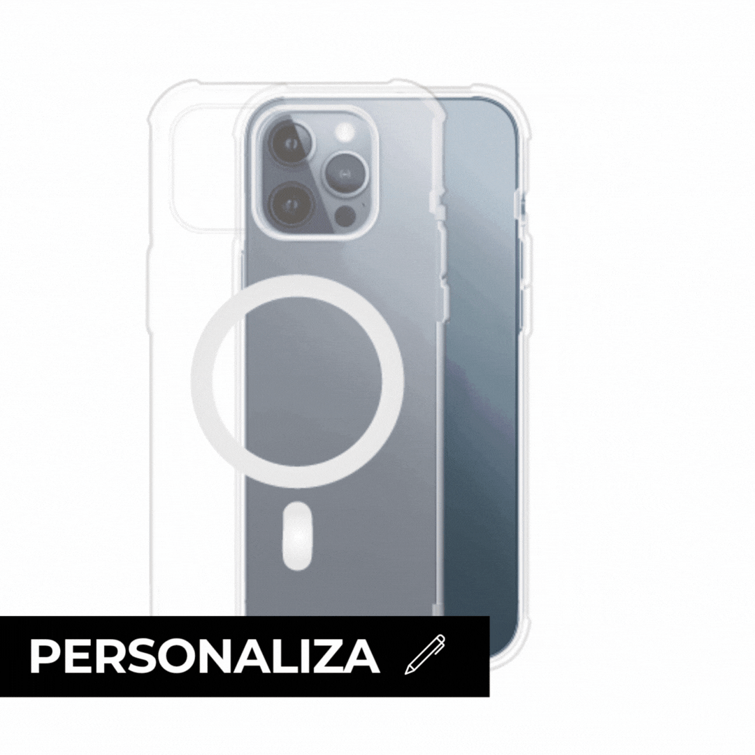 Funda transparente magsafe para IPhone 12 Series personalizable desde cero, compatible con diseños únicos – Remark Mx