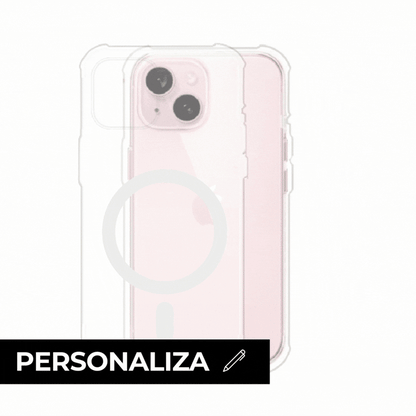 Funda transparente magsafe para IPhone 15 Series personalizable desde cero, compatible con diseños únicos – Remark Mx
