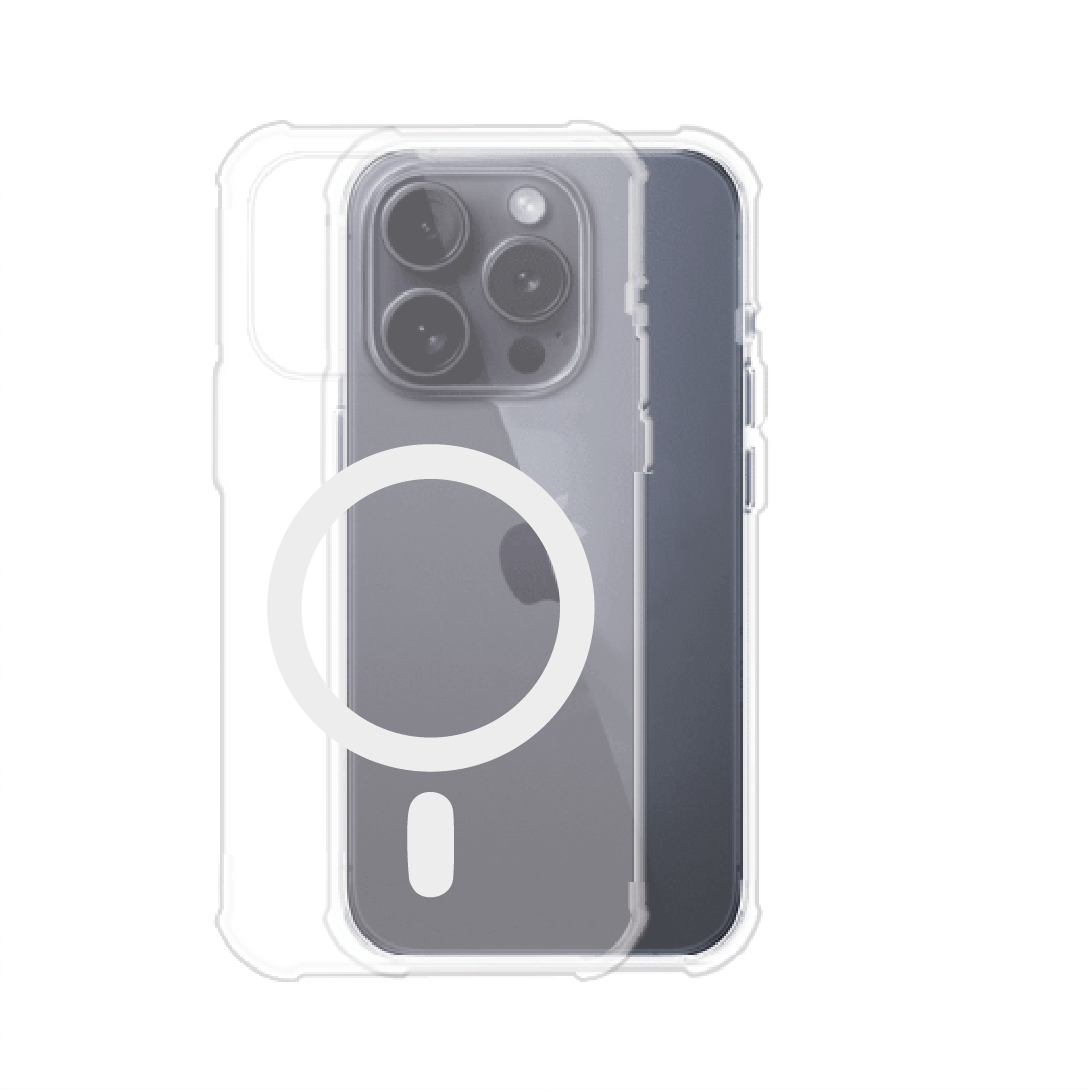 Funda transparente magsafe para IPhone 15 Series personalizable desde cero, compatible con diseños únicos – Remark Mx