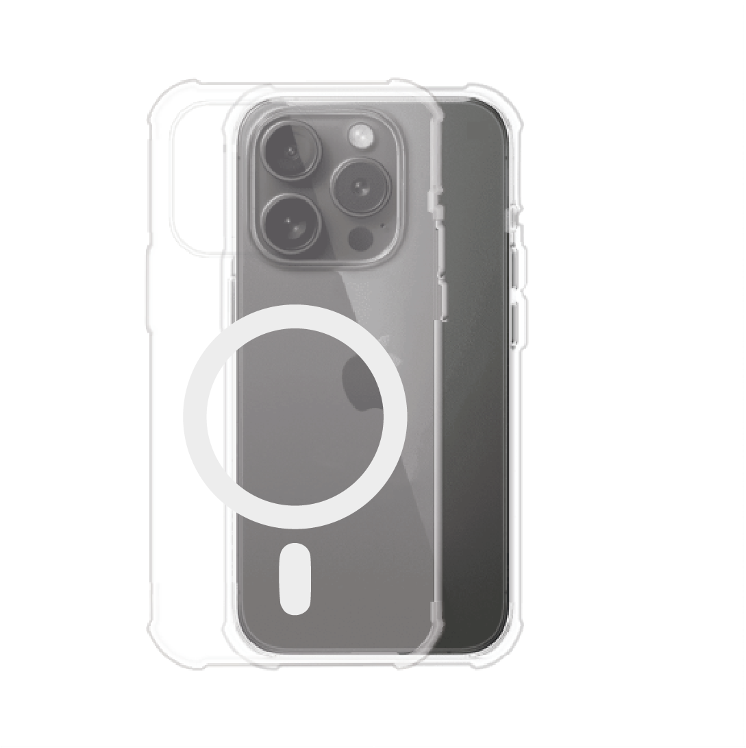 Funda transparente magsafe para IPhone 15 Series personalizable desde cero, compatible con diseños únicos – Remark Mx