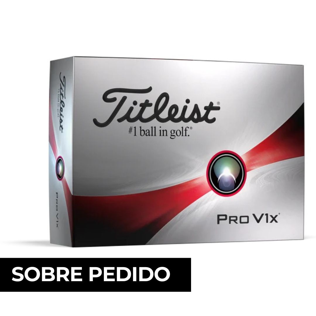 Pelotas de golf Titleist Pro V1x 2023 personalizadas, color blanco, ideales para máxima distancia y control – Remark Mx