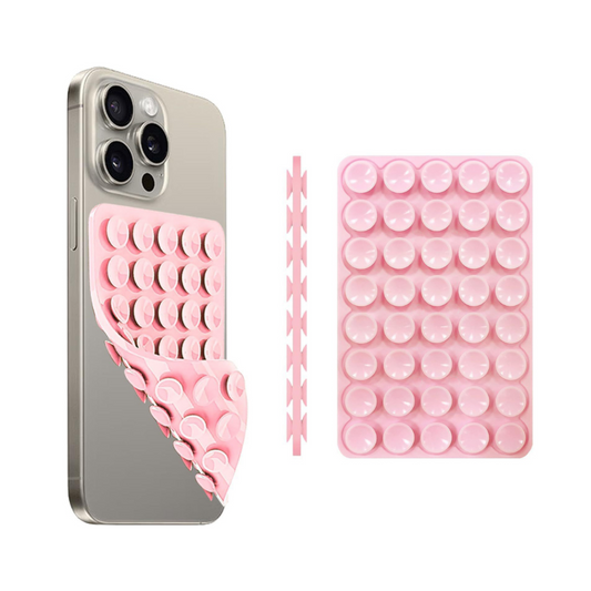 Ventosa de silicón rosa doble cara para celulares – Remark Mx